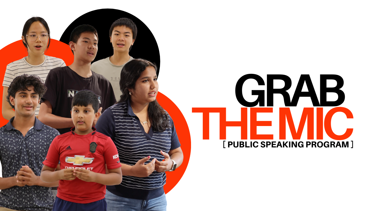 Grab the Mic students speaking with confidence